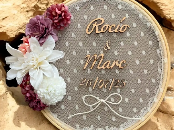 Porta alianza modelo púrpura