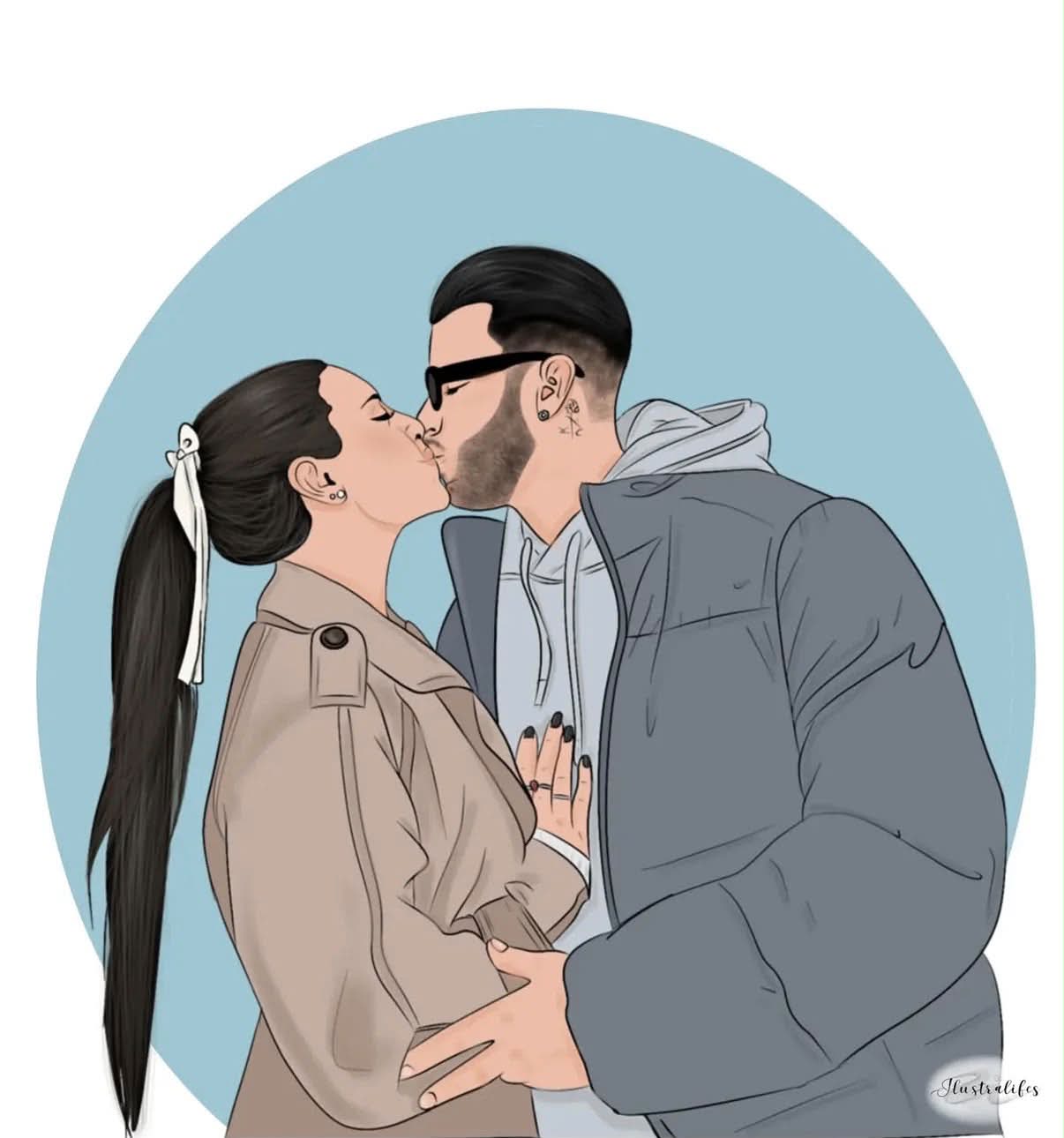 Ilustración hecha a partir de la foto